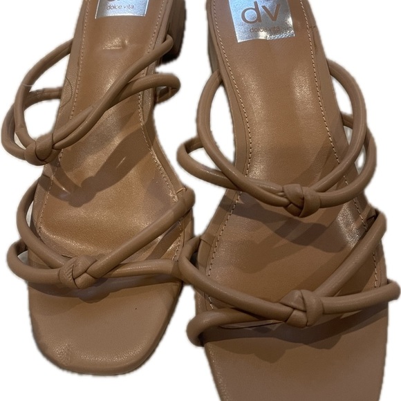 Dolce Vita Shoes - Dolce Vita Tan Sandals Strappy Minimalist Design